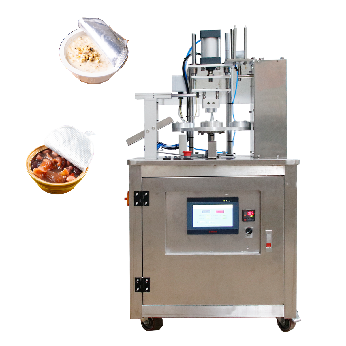Coffee Jelly Tea - Semi-automatic Rotary Single-head Film Cup Sealing