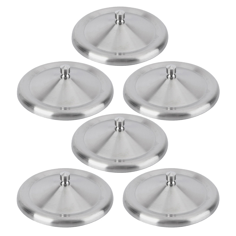 Coffee Tea Replacement - 6pcs 8Cm Stainless Steel Mug Lid
