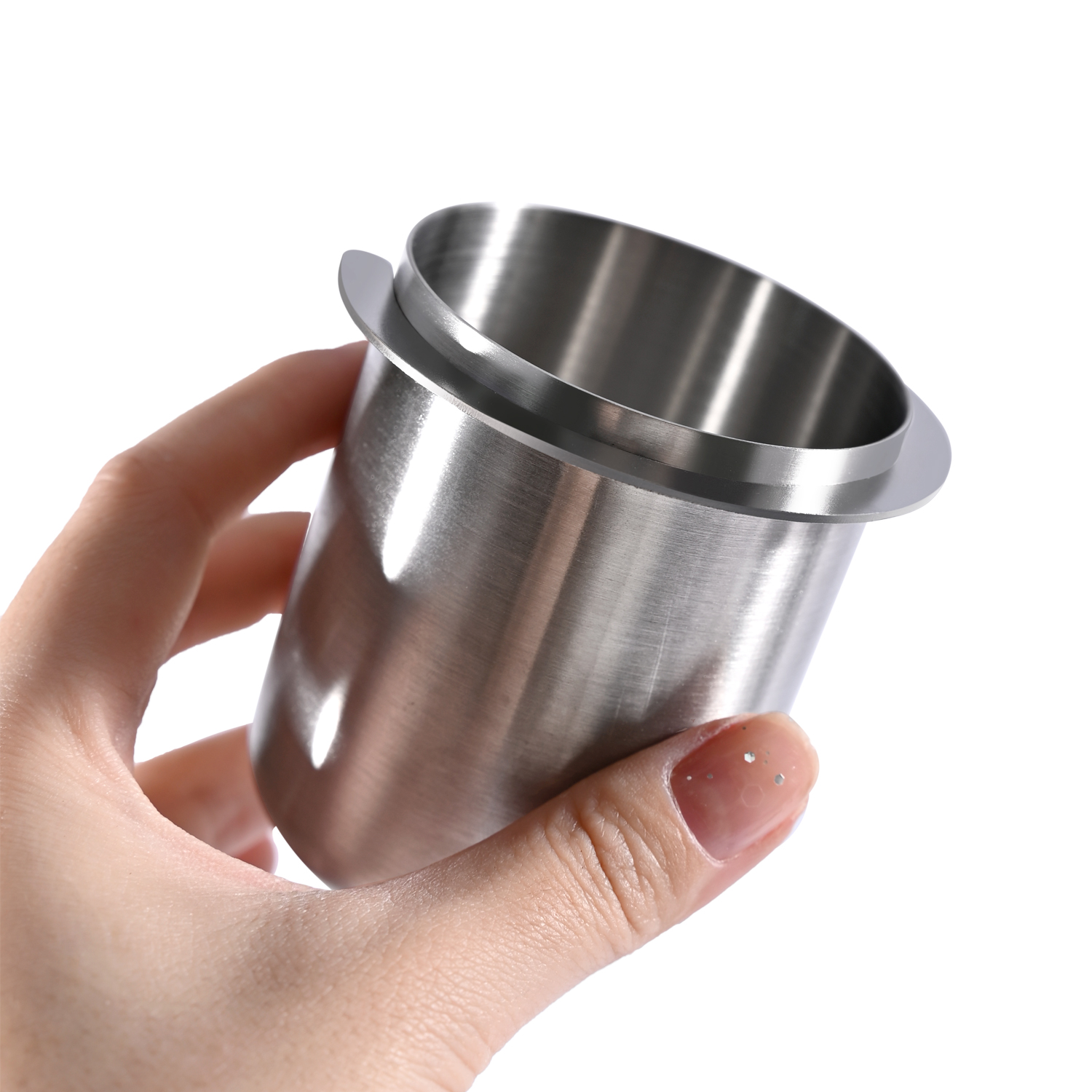 Coffee Tea Tumbler - 58mm Coffee Dosing Cup with Cleaning