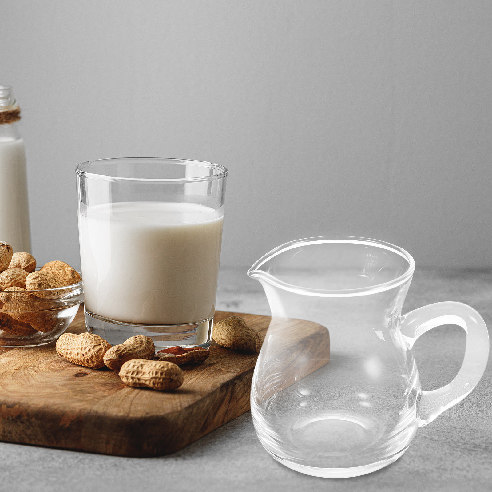Coffee Tea Creamer - 6pcs 100ml Mini Glass Creamer Pitcher