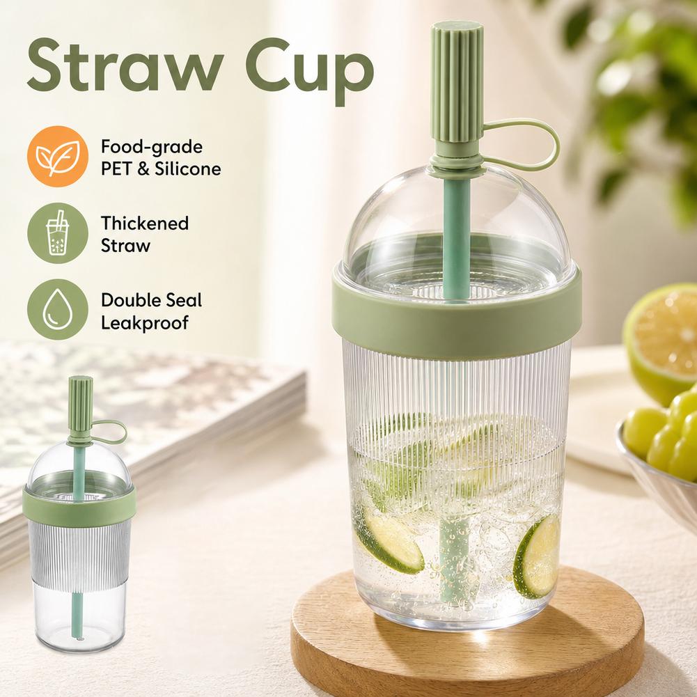 Coffee Jelly Tea - 1/2Pcs Sucking Coffee Cup Portable Large-capacity