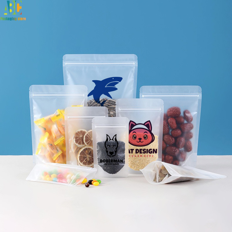 Matte Standing Zipper Plastic  - مراجعة Coffee Tea Logo وسعره