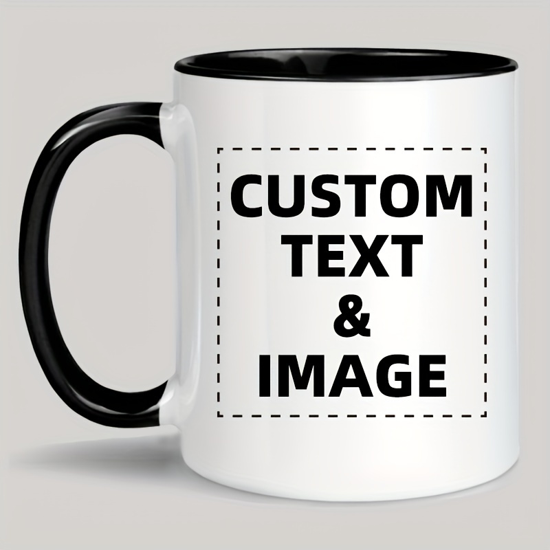 Custom Photo & Text/Logo Mug - - مراجعة Coffee Tea Name وسعره