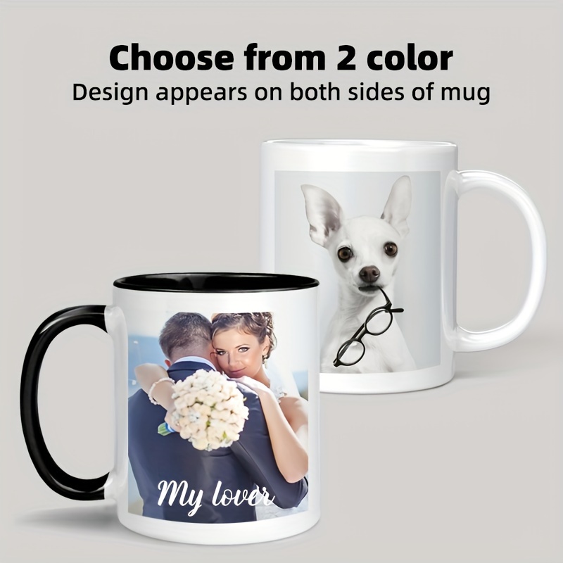 Custom Photo & Text/Logo Mug - - مراجعة Coffee Tea Name وسعره