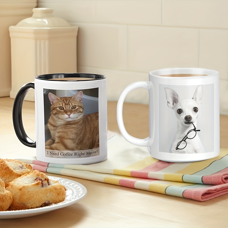 Custom Photo & Text/Logo Mug - - مراجعة Coffee Tea Name وسعره