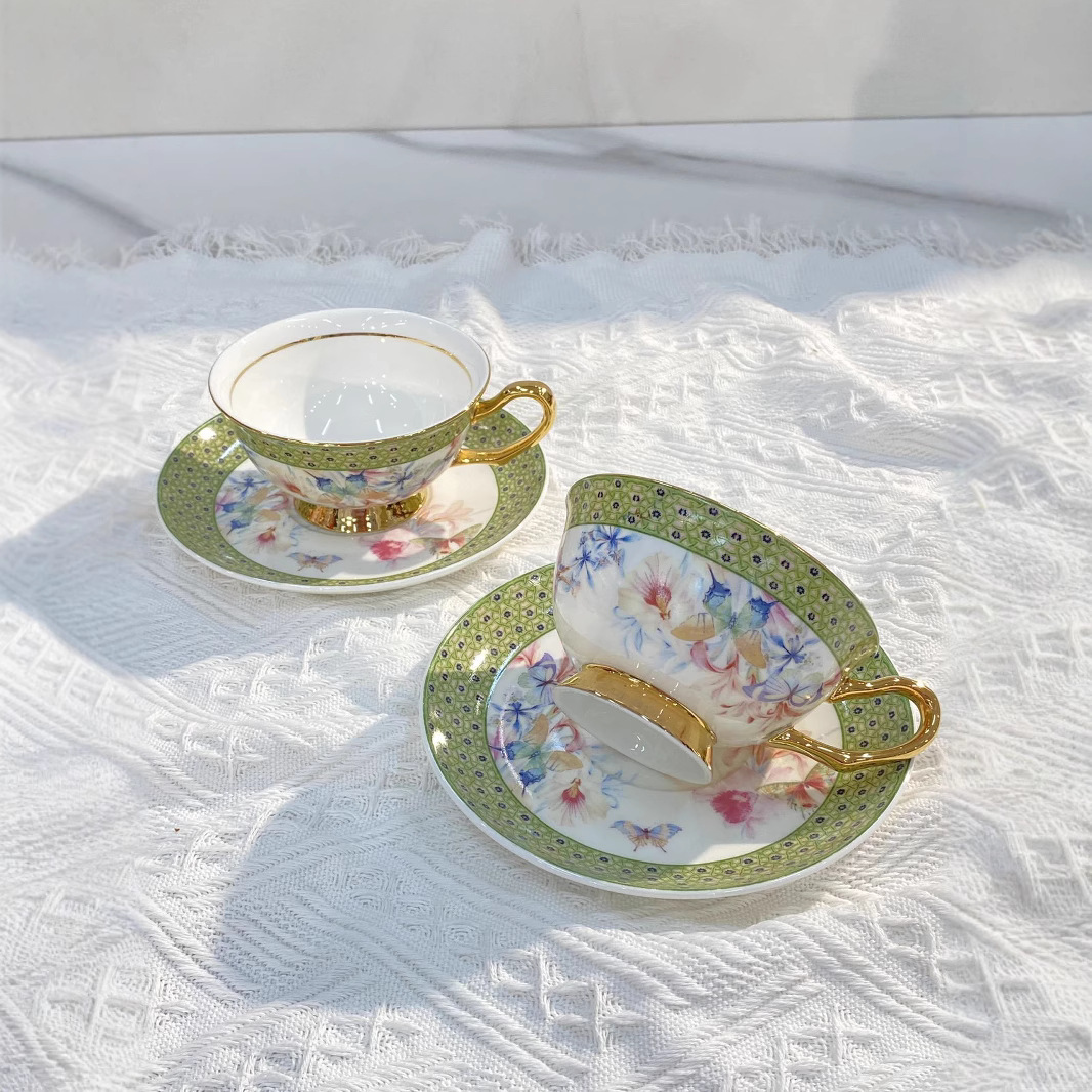 Classical Porcelain Cup&saucer - مراجعة Juice Tea Coffee وسعره