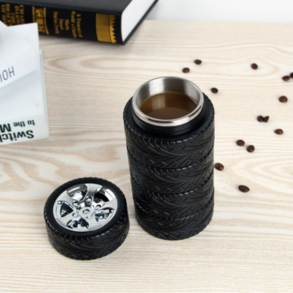 Creative tire cup, stainless s - مراجعة Young Tea Coffee وسعره