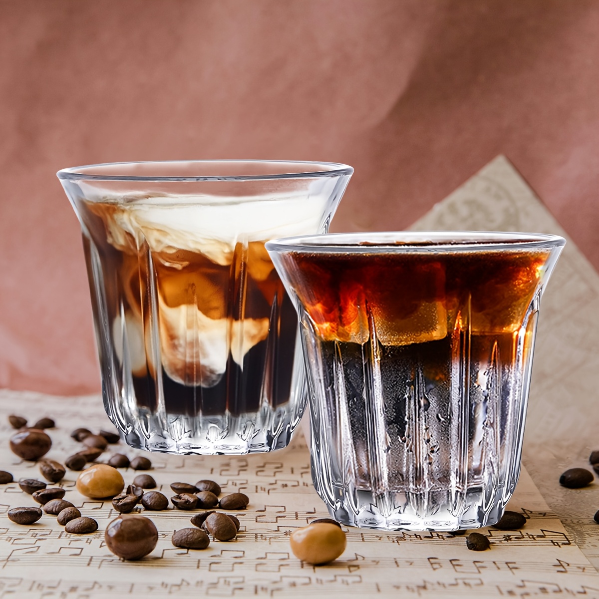 2 Pack Espresso Cups, Clear Gl - مراجعة Coffee Tea Tumbler وسعره