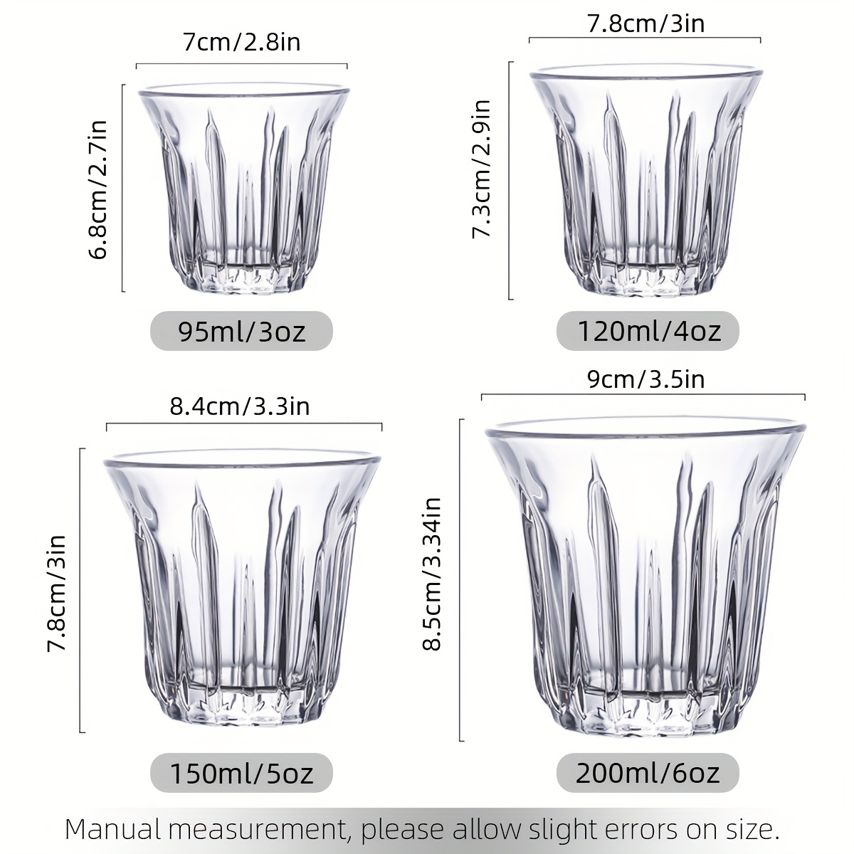 2 Pack Espresso Cups, Clear Gl - مراجعة Coffee Tea Tumbler وسعره