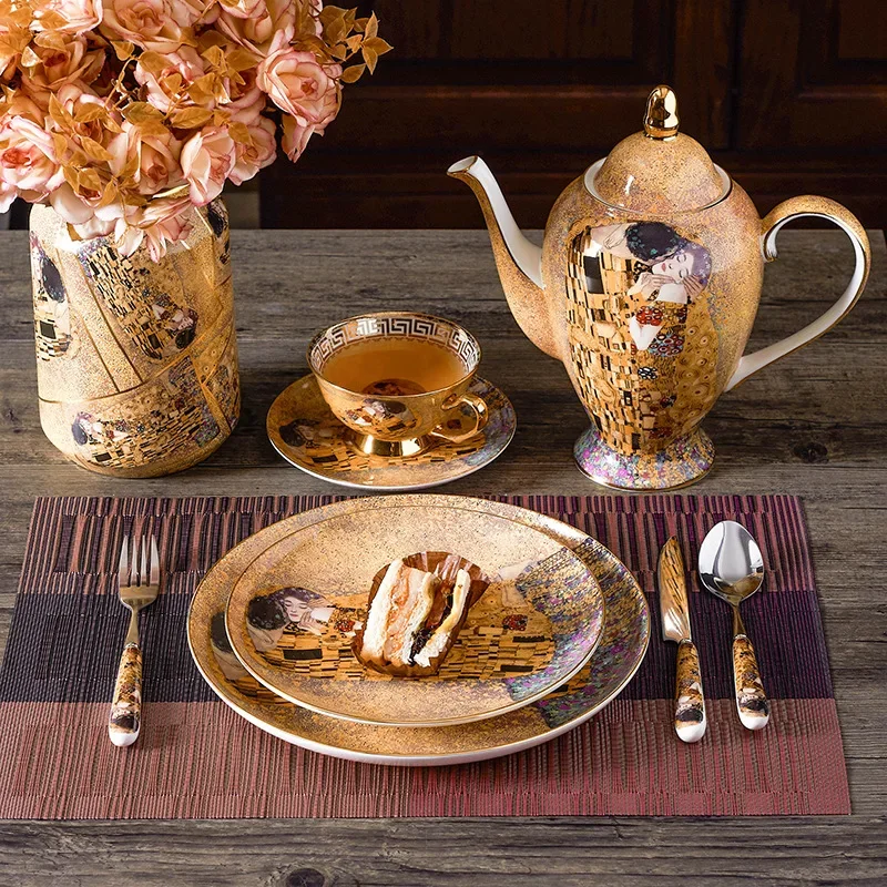 Gustav Klimt Bone China Coffee - مراجعة Coffee Tea Creamer وسعره