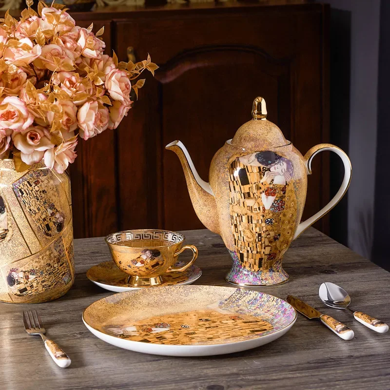 Gustav Klimt Bone China Coffee - مراجعة Coffee Tea Creamer وسعره