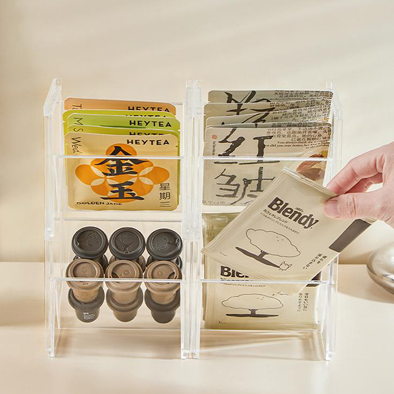 Vertical Tea Box Holder Stacka - مراجعة Coffee Tea Creamer وسعره