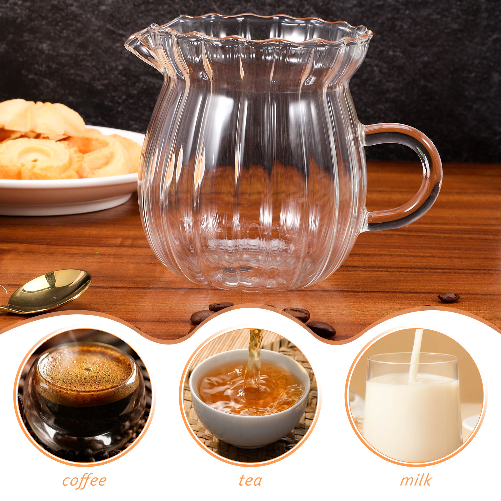 High Borosilicate Glass Creame - مراجعة Coffee Tea Creamer وسعره
