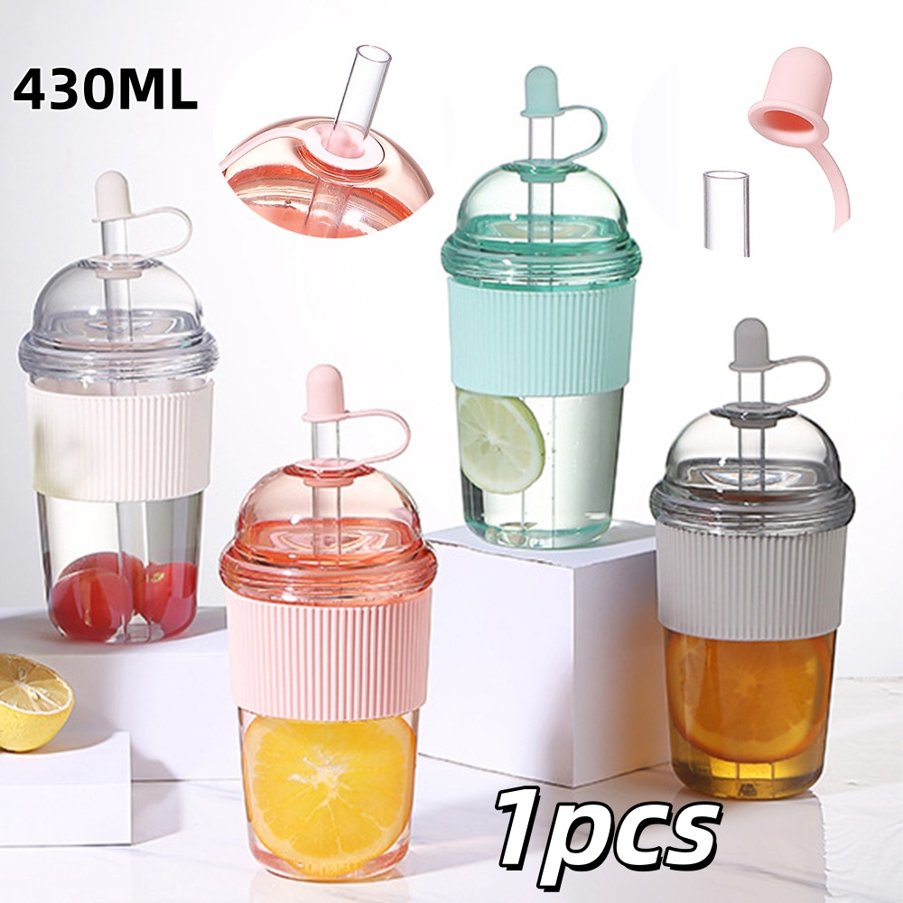 1pc 430ml Portable Flip Straw  - مراجعة Coffee Jelly Tea وسعره