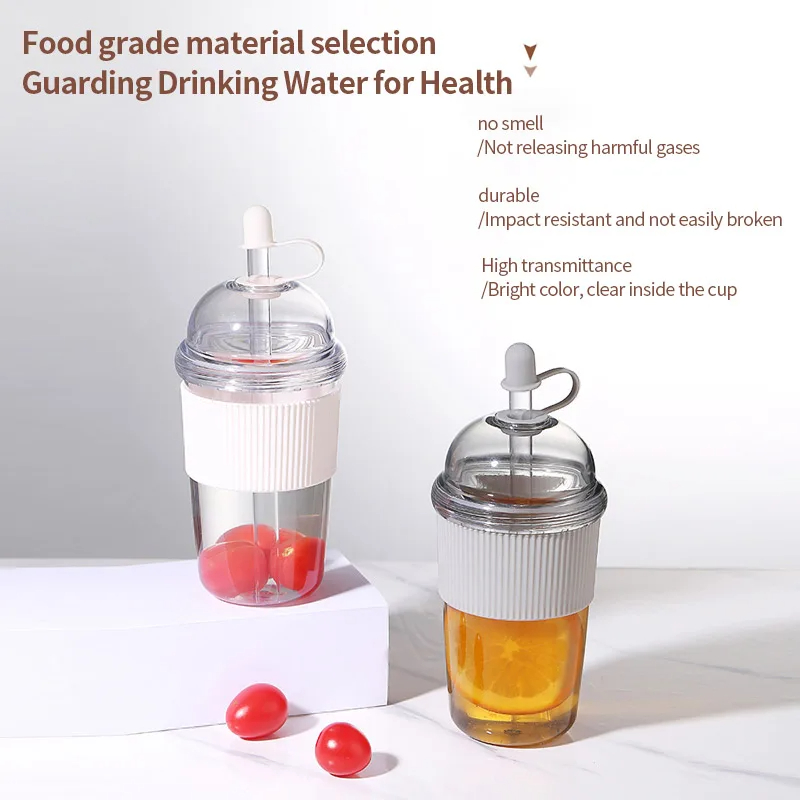 1pc 430ml Portable Flip Straw  - مراجعة Coffee Jelly Tea وسعره