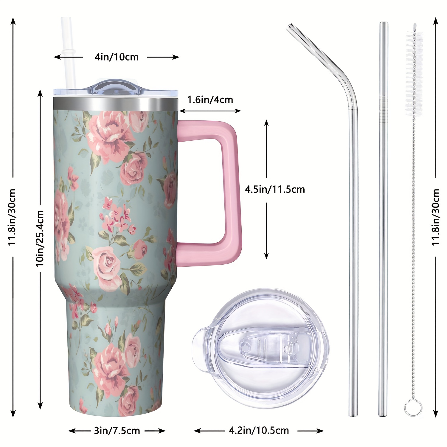 40oz Double Wall Vacuum Insula - مراجعة Coffee Tea Tumbler وسعره