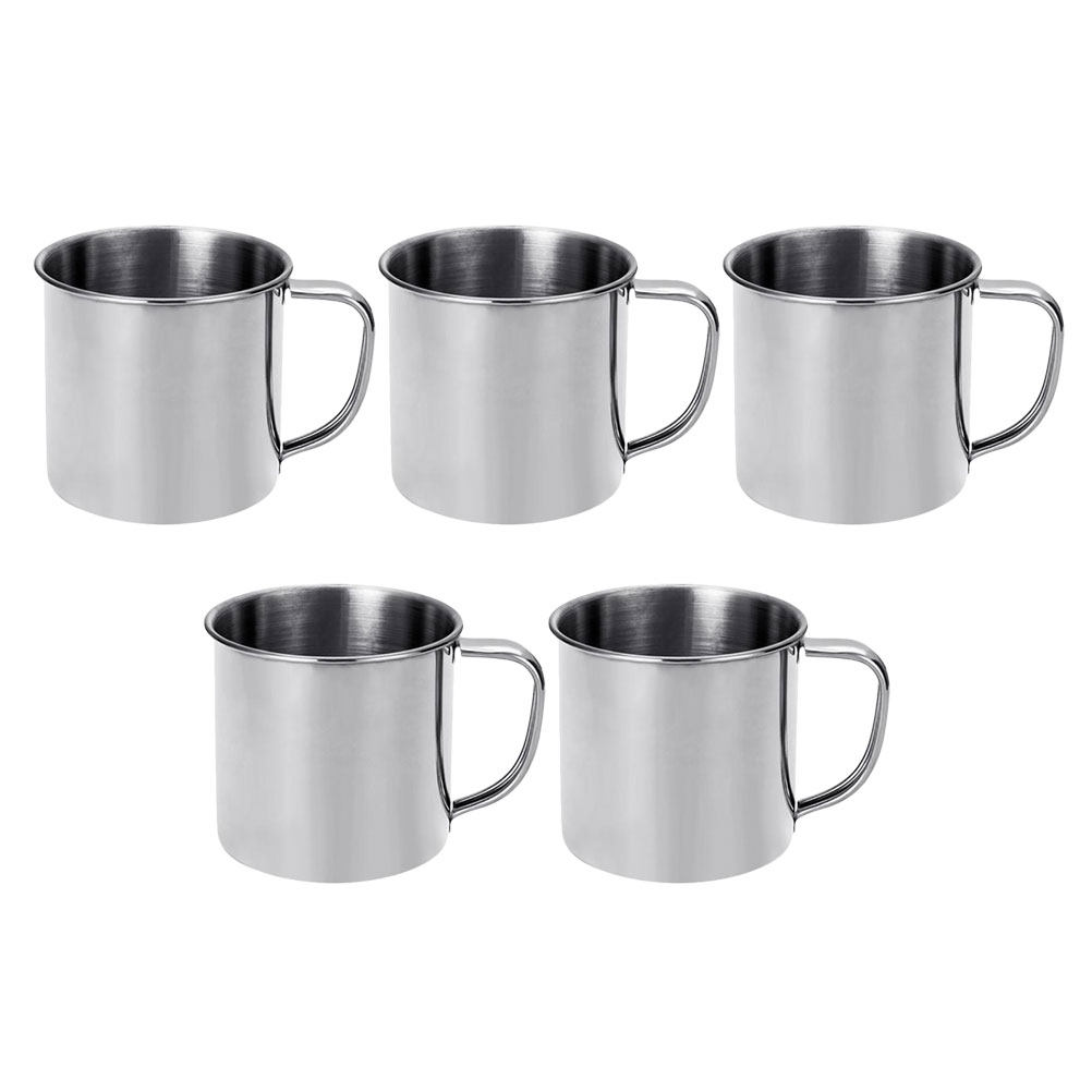 5Pcs Stainless Steel Cup Set H - مراجعة Juice Tea Coffee وسعره