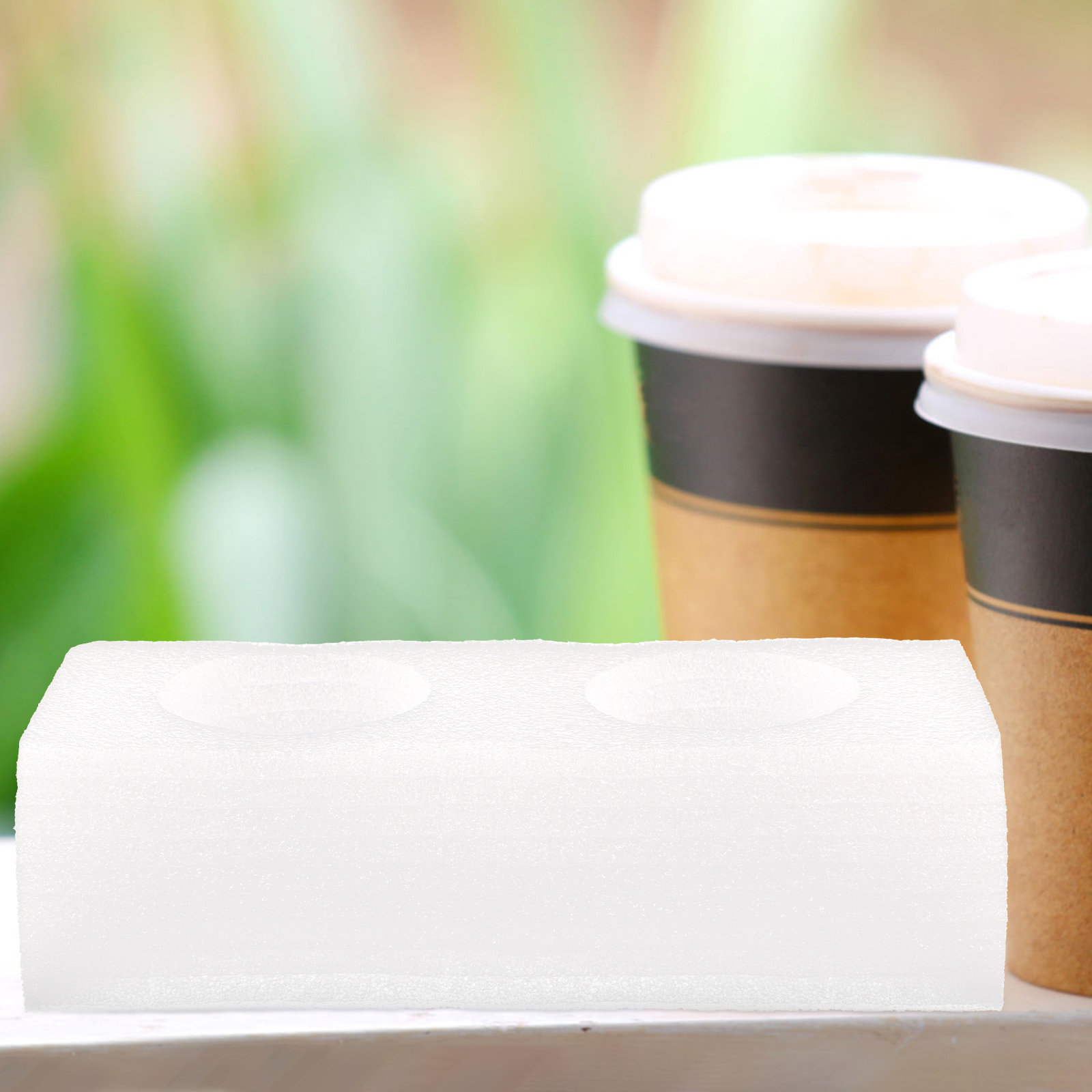 2Pcs Drink Carrier Tray Multi- - مراجعة Coffee Tea Drinks وسعره