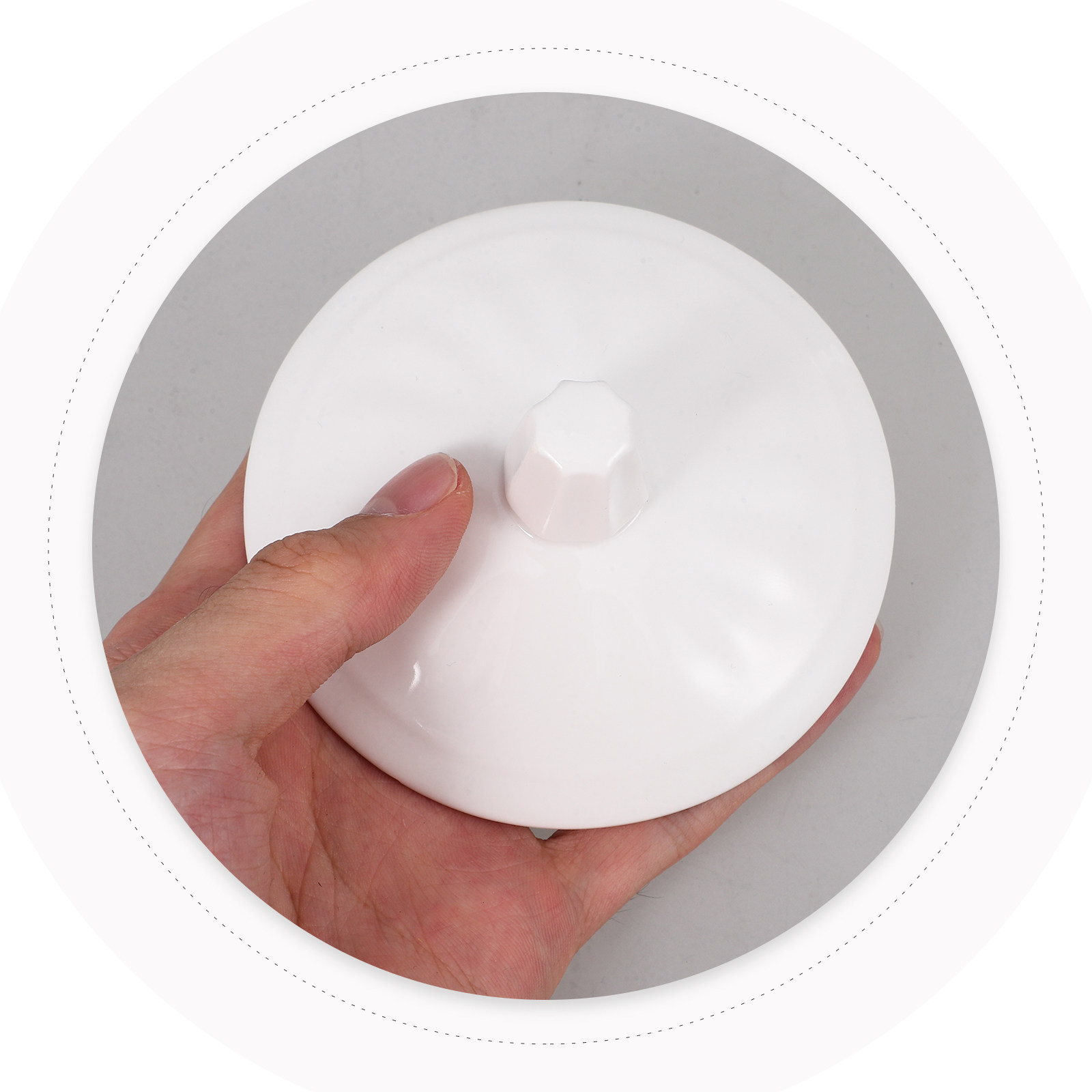 White Ceramic Mug Lid 7.3cm Po - مراجعة Coffee Tea Replacement وسعره