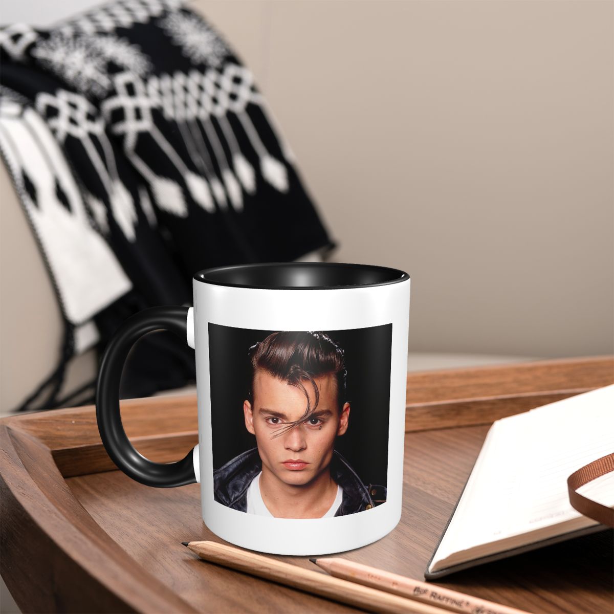 Young Johnny Depp Mug Funny Ce - مراجعة Young Tea Coffee وسعره