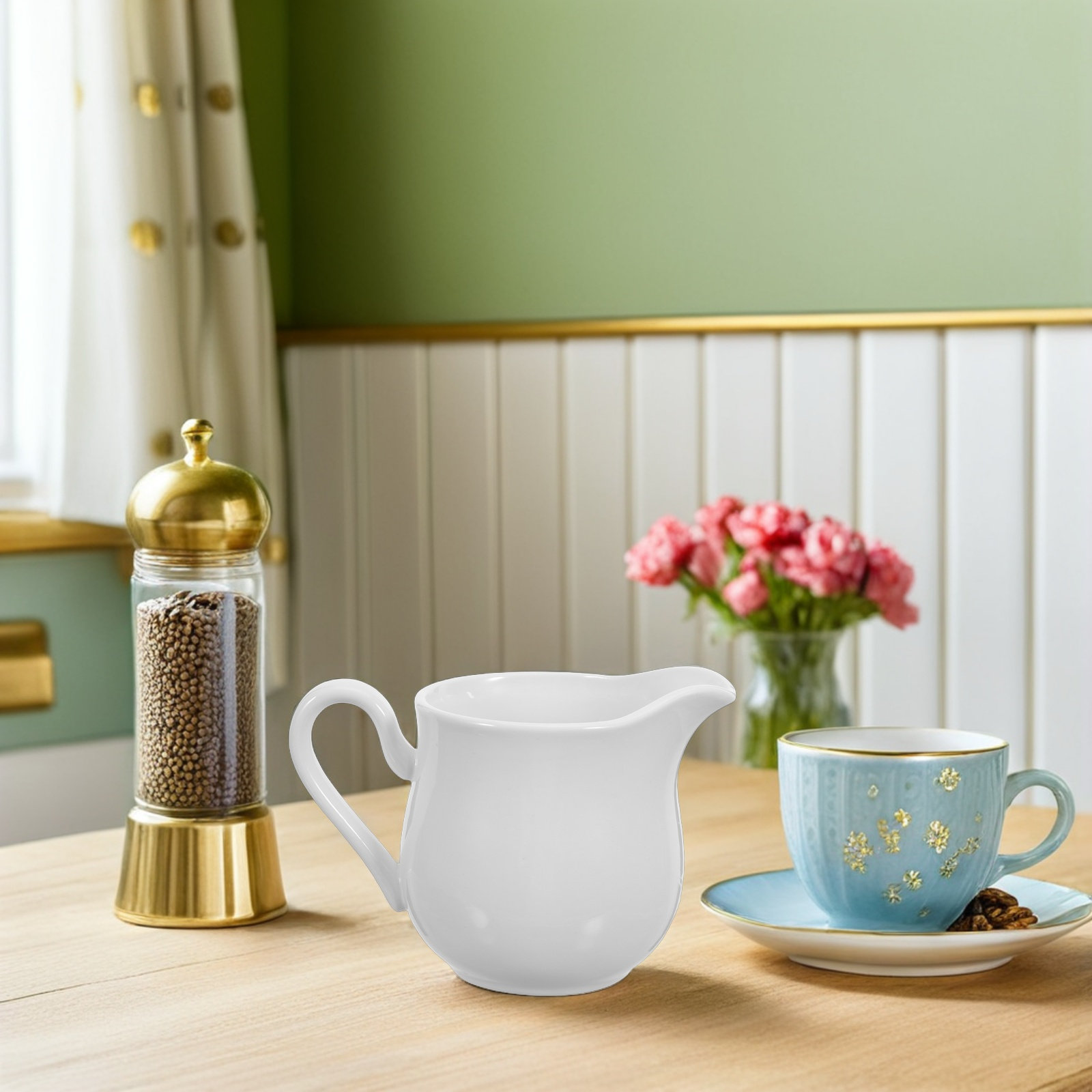 Ceramic Milk Jug 350Ml Elegant - مراجعة Coffee Tea Creamer وسعره