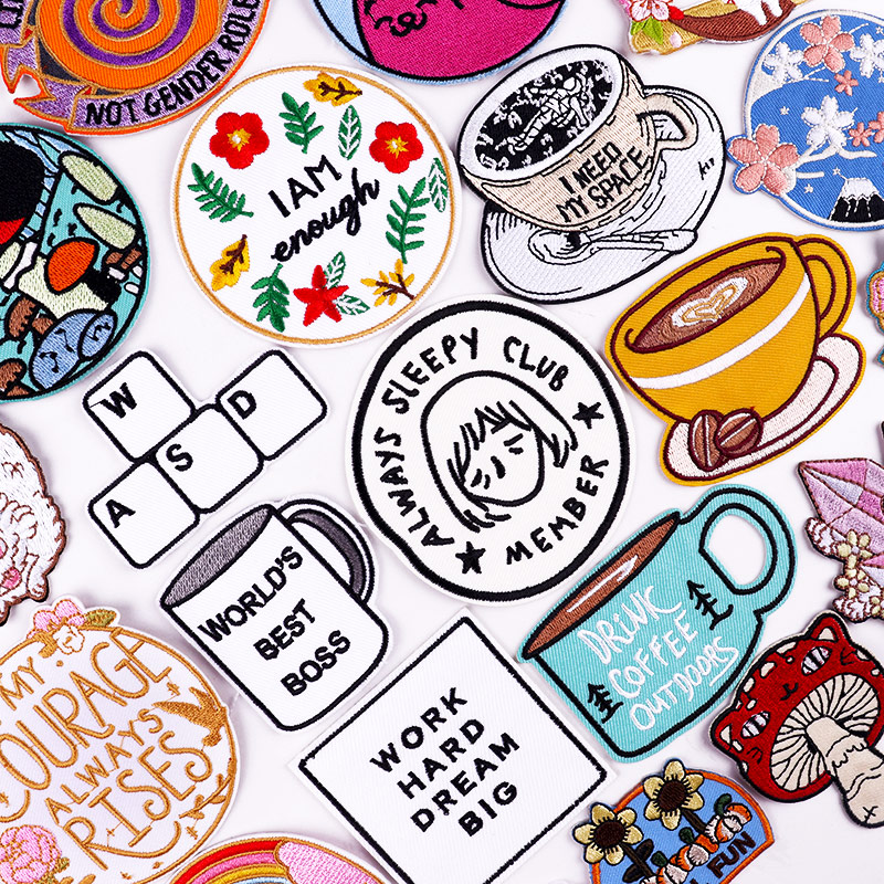 Coffee Cup Patches On Clothes  - مراجعة Coffee Tea Name وسعره