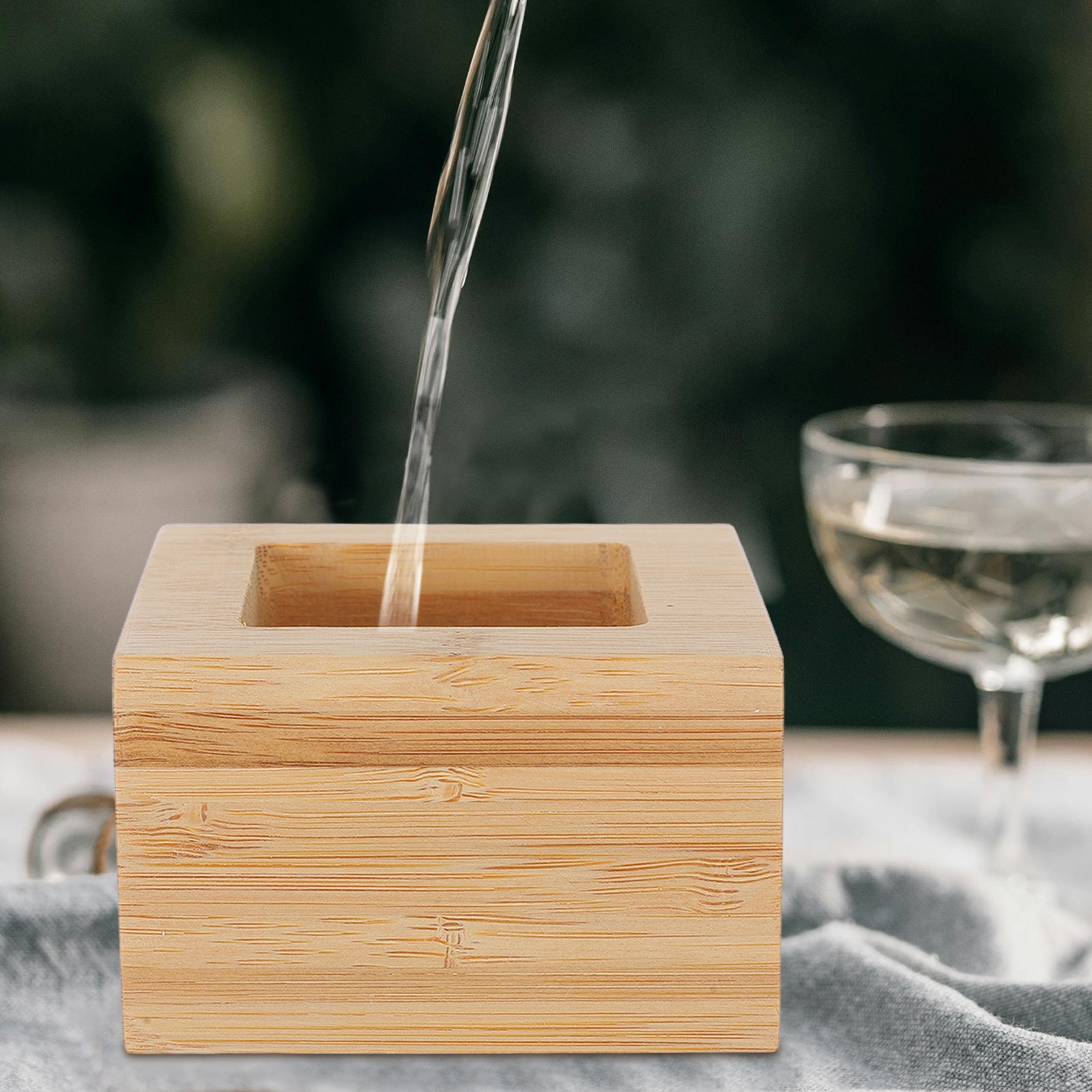 Japanese Square Wooden Sake Cu - مراجعة Coffee Tea Drinks وسعره