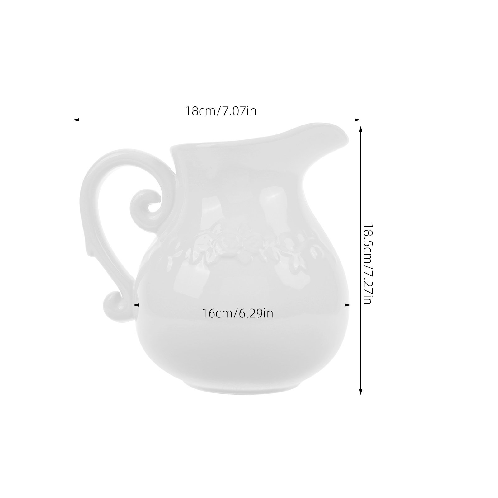 Ceramic Milk Pitcher with Hand - مراجعة Coffee Tea Creamer وسعره