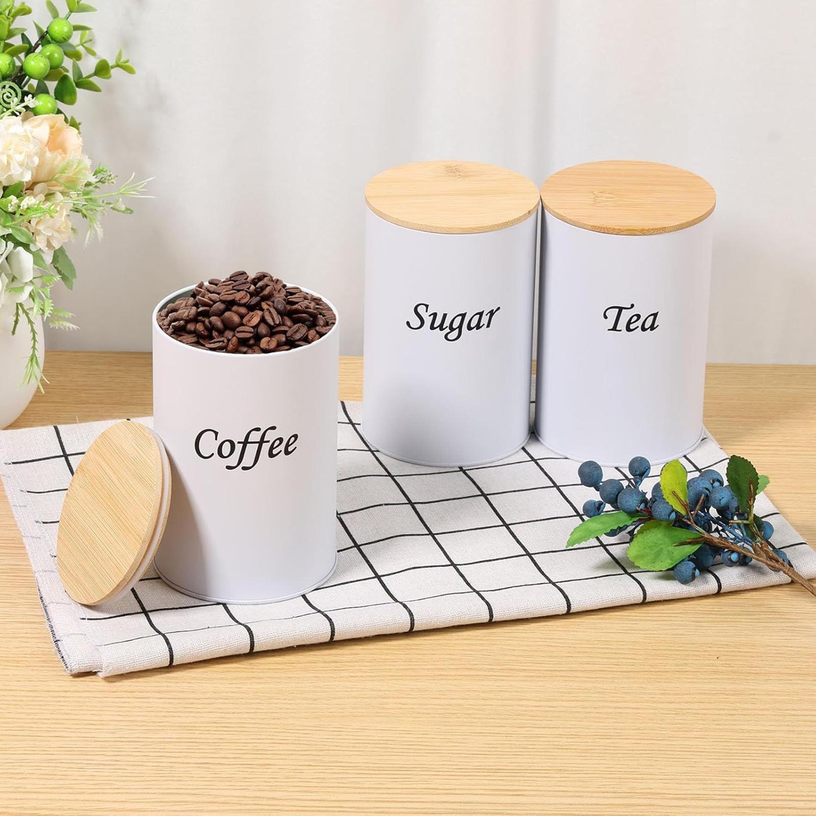 Sugar Container 3 Pieces 1200m - مراجعة Coffee Tea Creamer وسعره