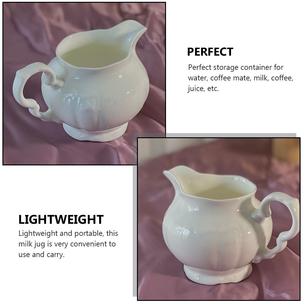 Vintage Ceramic Milk Jug Large - مراجعة Coffee Tea Creamer وسعره