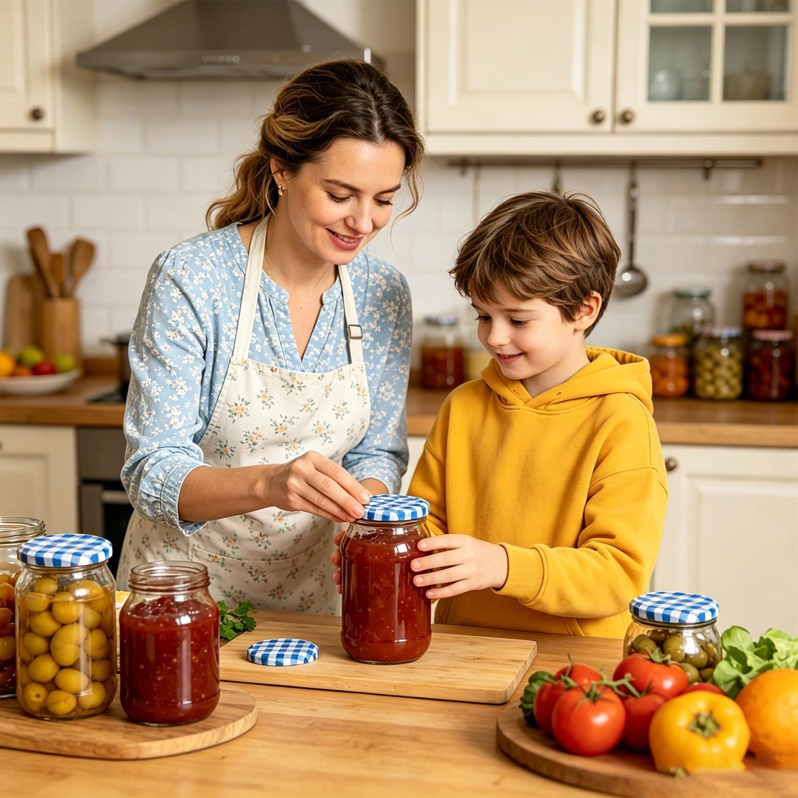Jar Lid 50 Piece Leak Proof Re - مراجعة Coffee Tea Replacement وسعره