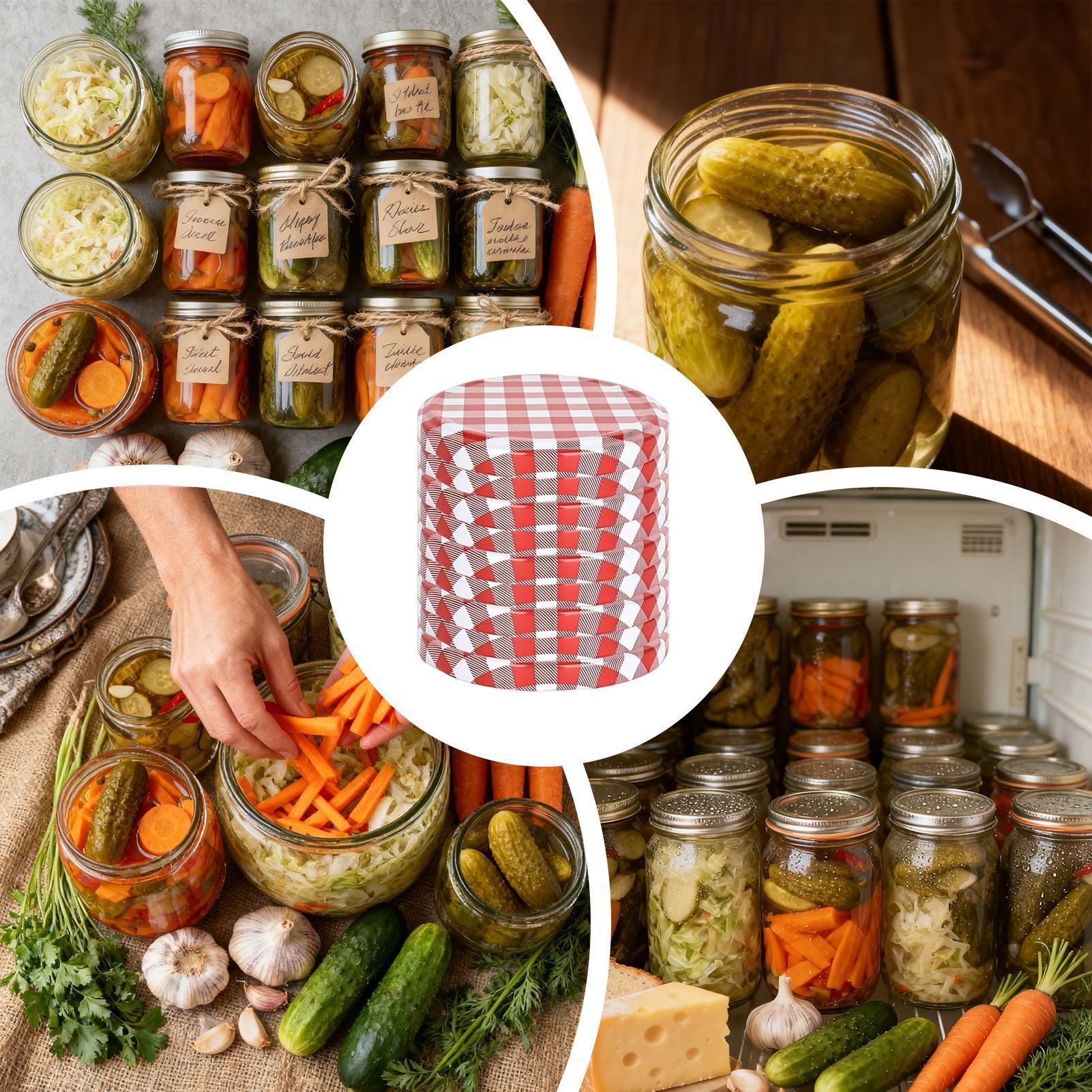 Jar Lid 50 Piece Leak Proof Re - مراجعة Coffee Tea Replacement وسعره