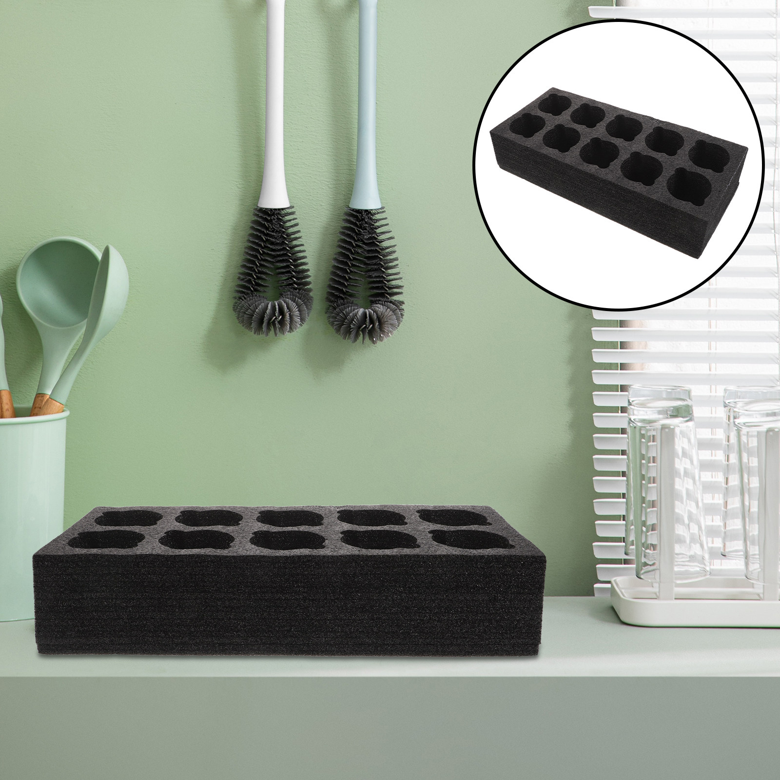10 Cups Take Out Cup Holder -  - مراجعة Juice Tea Coffee وسعره