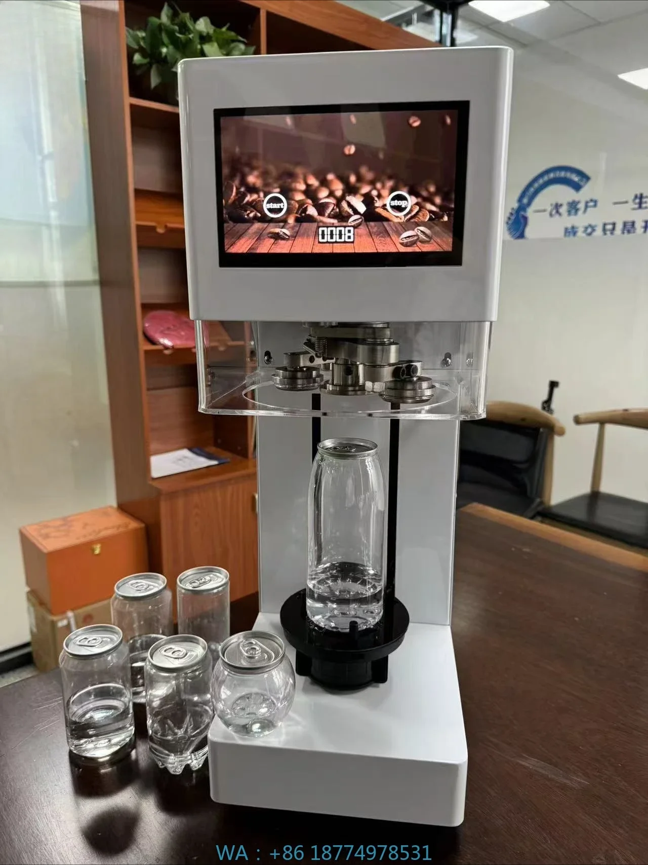 Seamer PET Can Sealing Machine - مراجعة Juice Tea Coffee وسعره