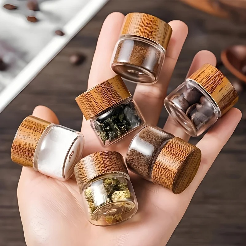 Mini Glass Sealed Jar Food Gra - مراجعة Coffee Tea Creamer وسعره