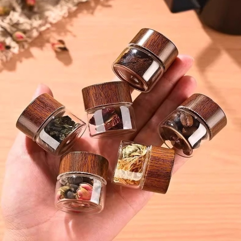 Mini Glass Sealed Jar Food Gra - مراجعة Coffee Tea Creamer وسعره