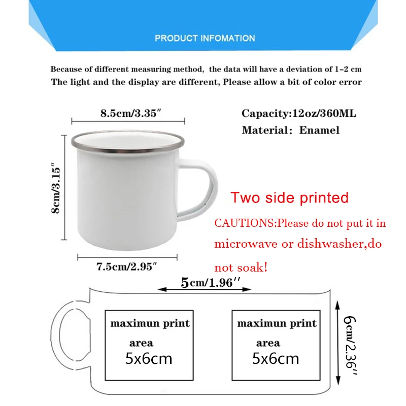 Custom Enamel Mug with Your Na - مراجعة Coffee Tea Name وسعره