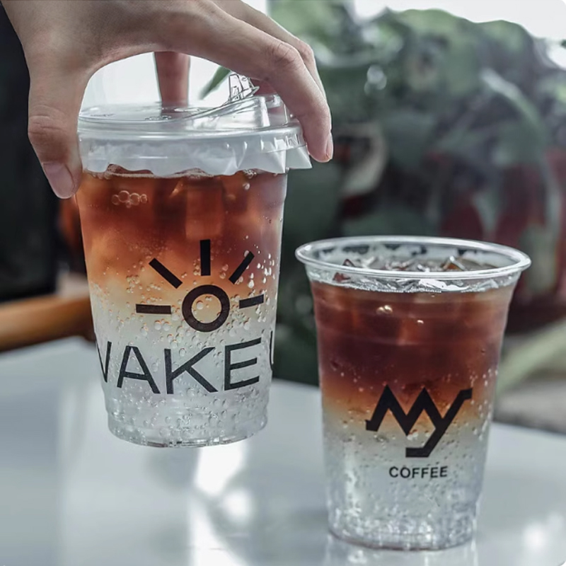 Plastic Cup Customized Logo Y  - مراجعة Coffee Tea Logo وسعره