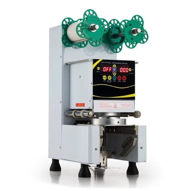 Automatic Plastic Cup Sealing  - مراجعة Juice Tea Coffee وسعره
