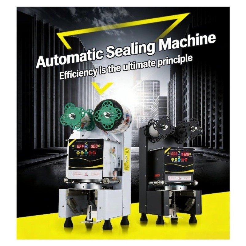 Automatic Plastic Cup Sealing  - مراجعة Juice Tea Coffee وسعره