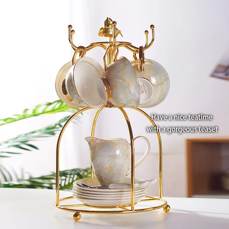 Marble Bone China Coffee Set M - مراجعة Coffee Tea Creamer وسعره