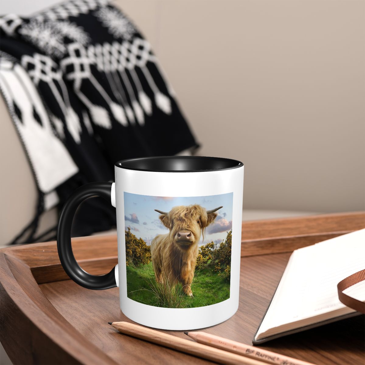 Young Highland Cow Mug Funny C - مراجعة Young Tea Coffee وسعره