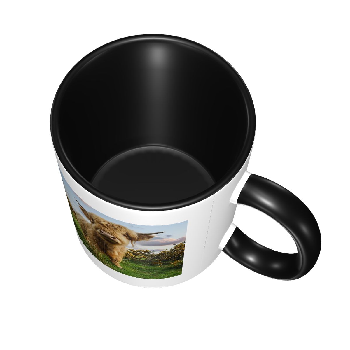 Young Highland Cow Mug Funny C - مراجعة Young Tea Coffee وسعره