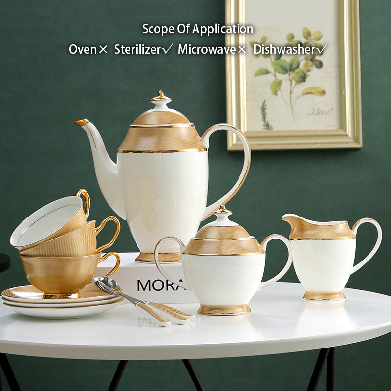Luxury Gold Bone China Coffee  - مراجعة Coffee Tea Creamer وسعره