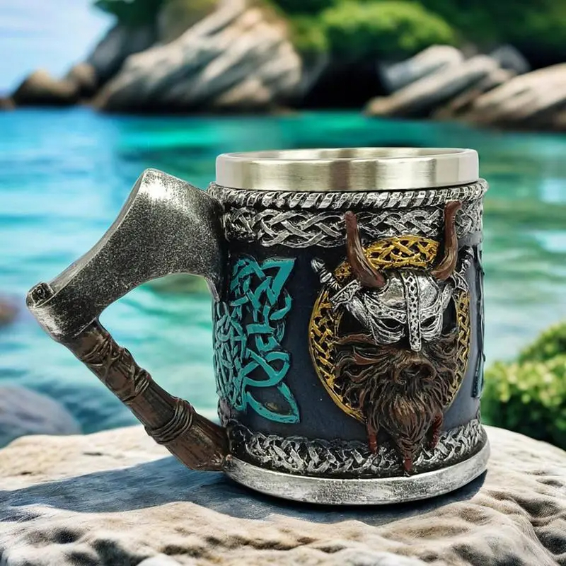 Viking Beer Glass Valhalla Res - مراجعة Coffee Tea Tumbler وسعره