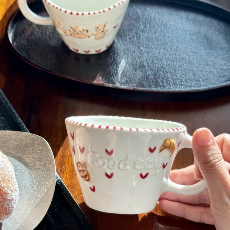 300ml Hand-drawn Ceramic Mugs  - مراجعة Coffee Tea Name وسعره