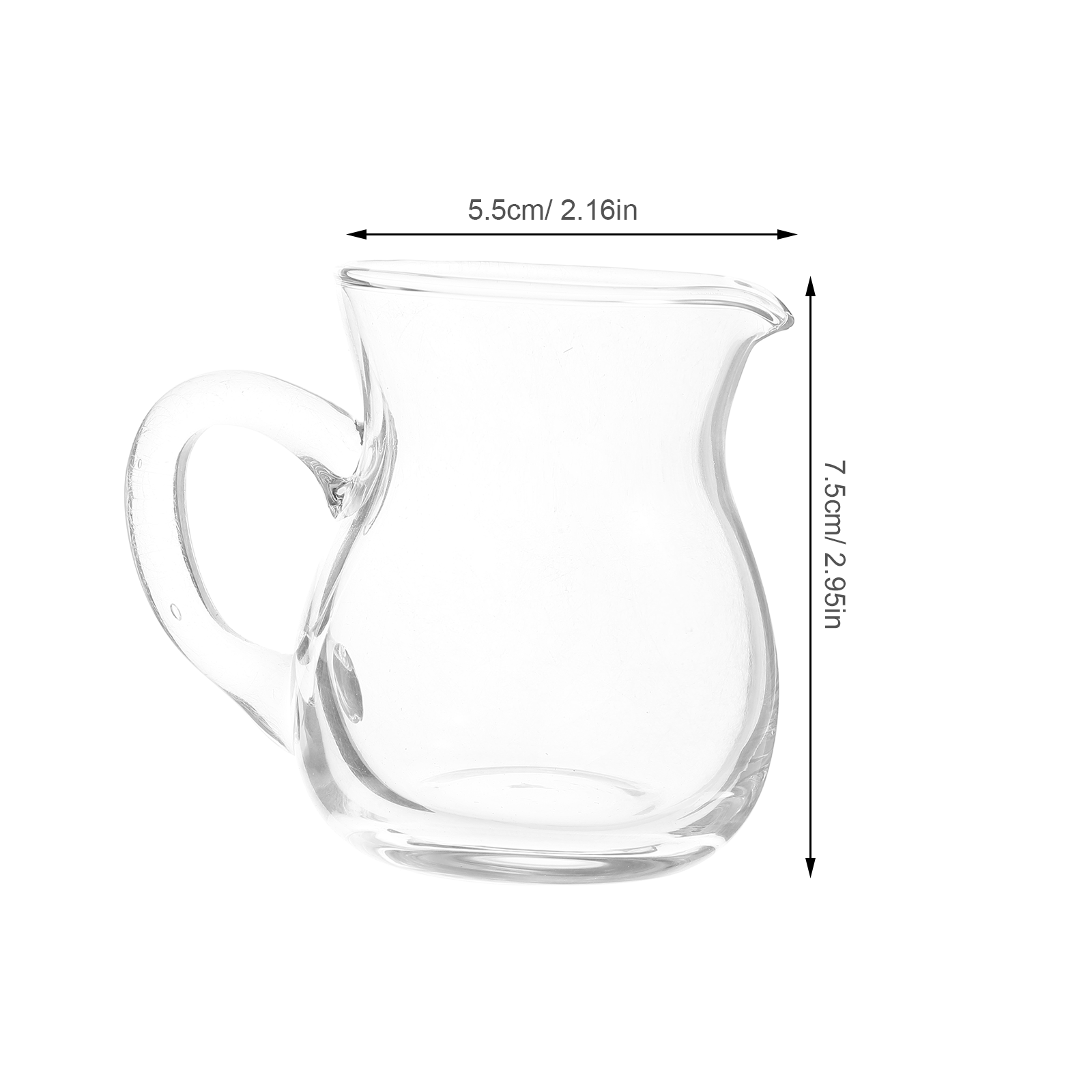 6pcs 100ml Mini Glass Creamer  - مراجعة Coffee Tea Creamer وسعره