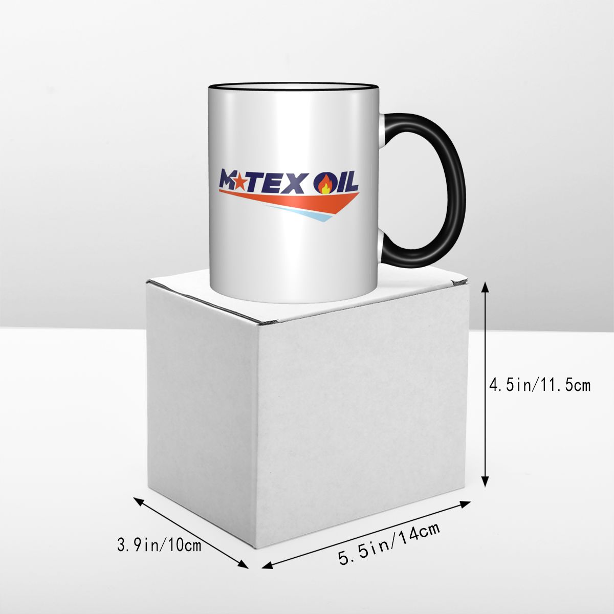 M TEX OIL LOGO Mug Funny Ceram - مراجعة Coffee Tea Logo وسعره