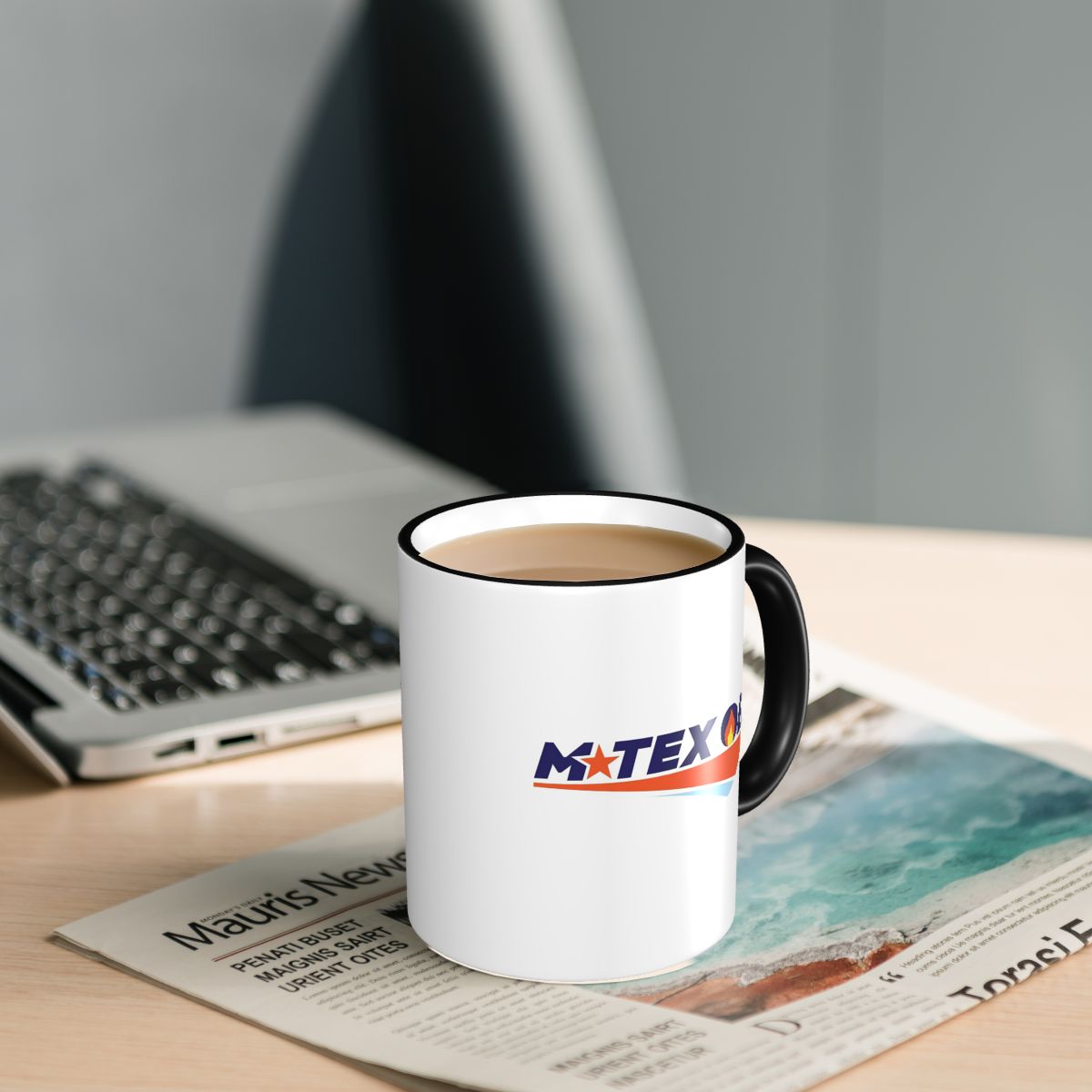 M TEX OIL LOGO Mug Funny Ceram - مراجعة Coffee Tea Logo وسعره