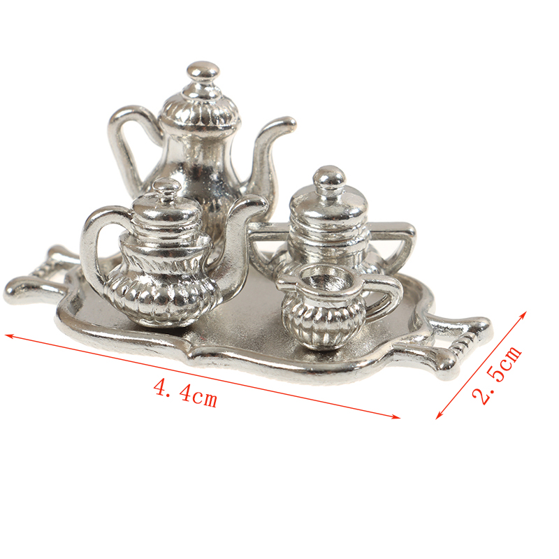 Dollhouse Miniature Silver Met - مراجعة Young Tea Coffee وسعره